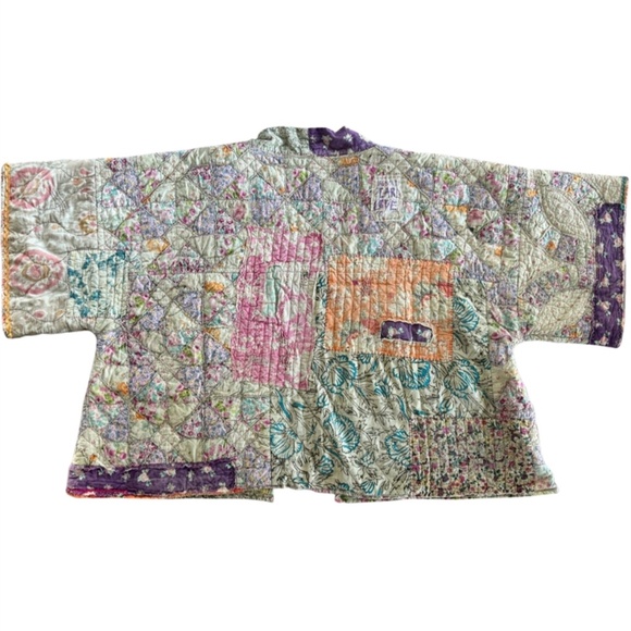 Magnolia Pearl Quilt-Work Ainika Kimono Jacket Layering Piece - Picture 7 of 14